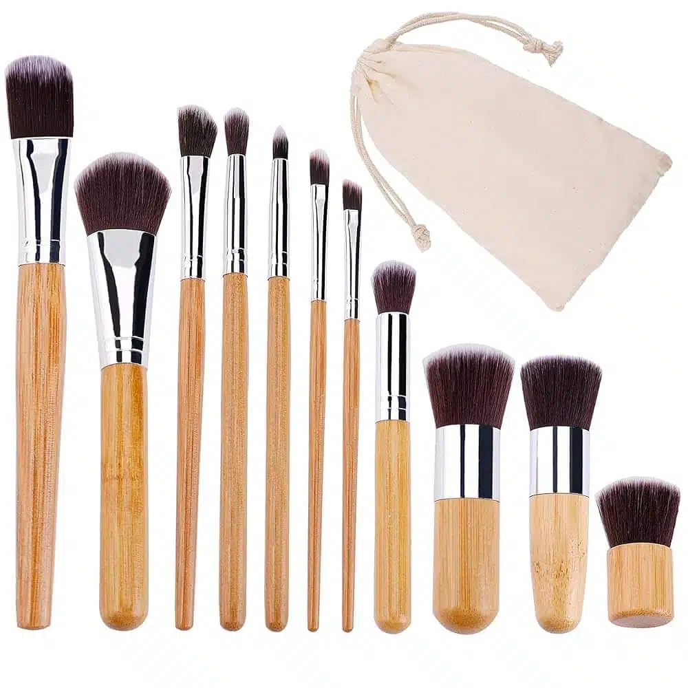 Bamboo Makeup Brush Set 11 Piece