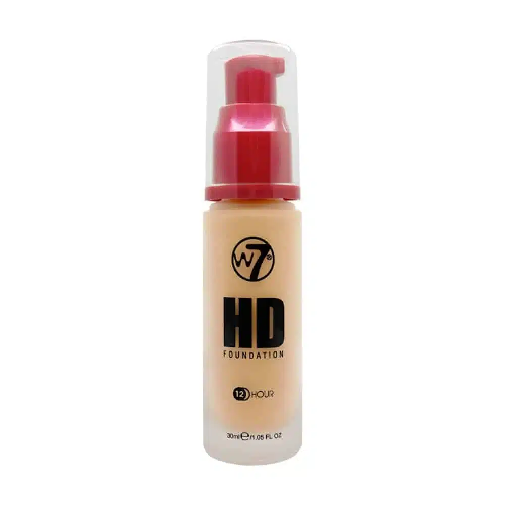 W7 Foundation Honey HD 12 Hours Coverage 30ml