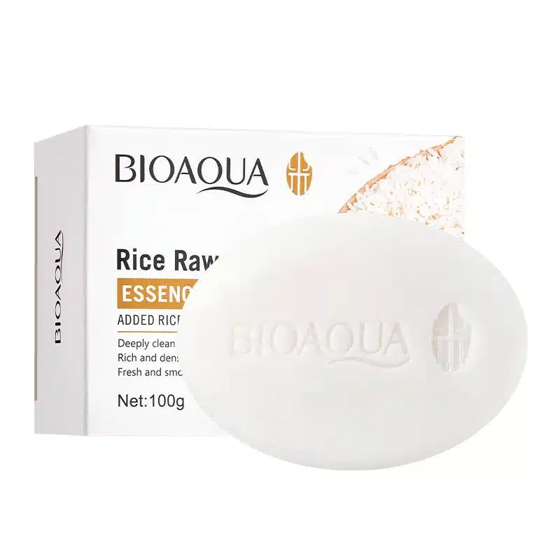 Bioaqua Rice Essence Soap Bath Oil Control – 100g